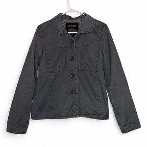 anchor blue gray blue utility pea coat jacket